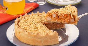 Torta de estrogonofe de lombo